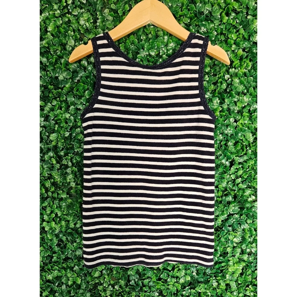 FREE WHEN ADDED TO BUNDLE Gap Girls Lace-Trim Tank